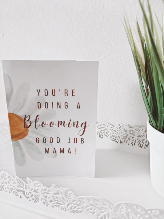 Blooming Mama A5 Card - Bennie blooms